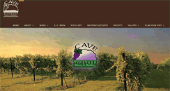 Desktop Screenshot of cavevineyard.com